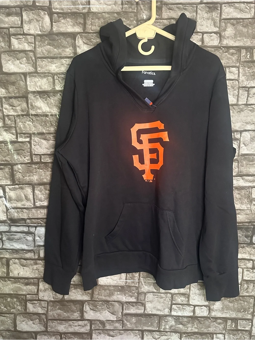 NWT Fanatics San Francisco Giants Black Pull Over Hooded Sweatshirt Womens 3X - Picture 3 of 9